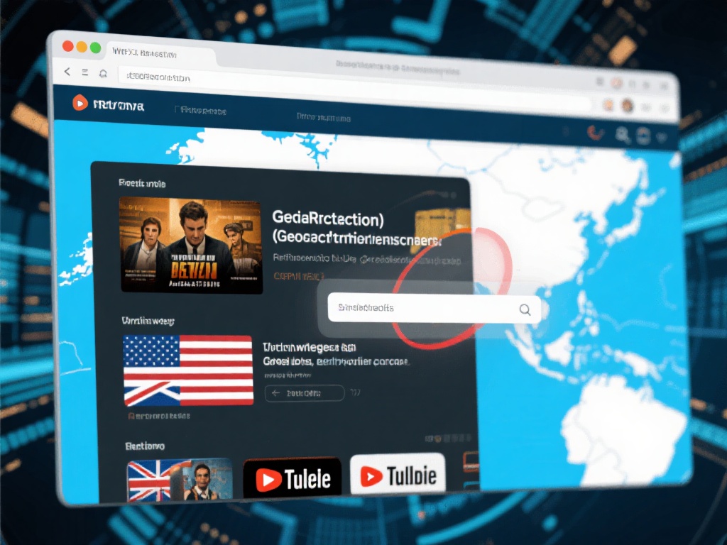 在网络世界中，区域限制（Geo-restricti